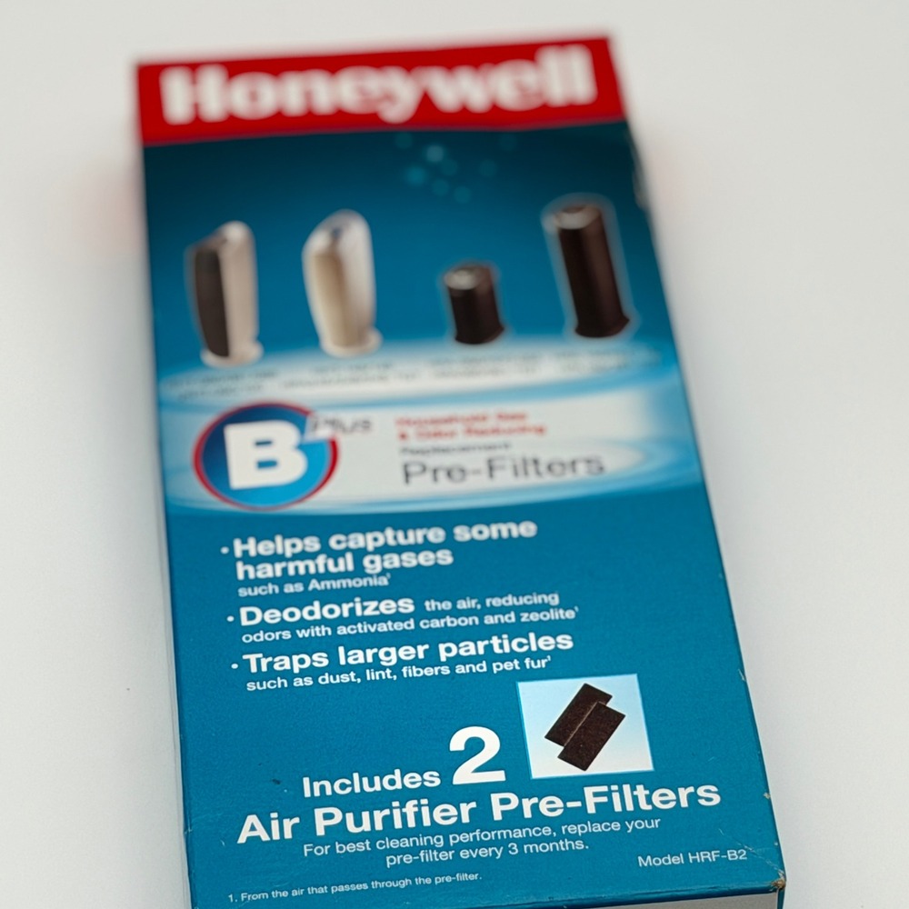 Honeywell HRF-B2 Air Purifier B Plus Pre-Filters 2-Pack Odor Gas Reducing New